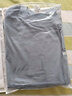 啄木鸟【2件装】夏季短袖T恤男士纯棉宽松大码半袖体恤男装上衣服打底衫 T319白色+T519雾霾蓝 3XL （160-180斤） 实拍图