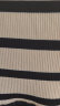 诗凡黎（'SEIFINI）黑色条纹拼接针织背心裙2024春新款裙子中长气质背带连衣裙 黑色拼接款 165/88A/L 晒单实拍图