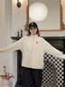 名创优品（MINISO）摇粒绒外套女秋冬季2026年新款潮流冲锋内胆衣服抓绒保暖女士夹克 【420G重磅奥粒绒】米白色(爱艺心胸标) 加厚 M 160 (体重105-125斤) 实拍图