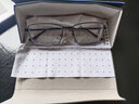 依视路（ESSILOR） 新款商务男镜架时尚潮流镜框女配依视路镜片近视定制眼镜 钛+金属-全框-4004BK-黑色 镜框+依视路膜岩非球面1.67现片 实拍图