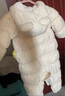 巴拉巴拉婴儿羽绒服冬季连体衣男童衣服女童冬季抱衣爬服208424120203 实拍图