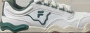 FILA FUSION斐乐潮牌KICK板鞋男鞋新款时尚休闲鞋踢板鞋潮 初雪白/暗绿-PC 43 实拍图