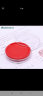 三木(SUNWOOD) Φ65mm圆形透明外壳财务会计办公专用快干印台印泥 红色 6281 实拍图