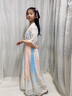 欧育儿童汉服女童夏季装女孩生日礼物国风古装唐装连衣裙中国风演出服 B2170云清 150 【建议身高140-150cm】 实拍图