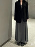 翊尚美休闲小西装外套女春季新款设计感小西服职场通勤穿搭小个子女装 黑色 【高品质免烫抗皱面料】 M 【推荐90-105斤】 实拍图
