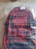 Edison初中生书包大容量双肩包多隔层防泼水高中学生背包 K052-79黑红色 实拍图