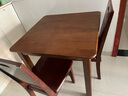 恺霖迪（Kayleen Deer）实木餐桌椅组合家用四方桌小户型饭桌正方形小桌子八仙桌实木方桌 胡桃色【单桌子】 边80*80高75cm 实拍图