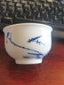 末都景德镇青花瓷品茗杯单只功夫茶具茶杯 手绘茶盏小茶碗陶瓷主人杯 荷花款【70ML】 实拍图