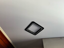 雷士（NVC）LED厨房卫生间吸顶灯平板灯便携卡扣式安装大板照明蜂窝板面板灯 【黑色】大板照明|14W-200*200mm 实拍图