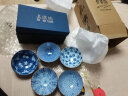 美浓烧（Mino Yaki） 【日本原装进口】美浓烧餐具陶瓷碗日式家用米饭碗餐具套装 5英寸蓝绘饭碗5件套 实拍图