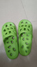 洁丽雅浴室拖鞋男夏季室内家居洗澡卫生间漏水静音防滑防臭凉拖男士家用 绿色 42-43 【标准码】 实拍图