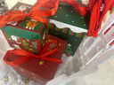 青苇 圣诞礼物盒3件套圣诞树礼盒堆头橱窗商场礼品包装盒布置摆件 实拍图