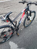 千里达（TRINX） X7铝合金山地车自行车禧玛诺22速线控气叉油刹成人男女单车 X7E-哑黑蓝红- 快拆版 27.5*16英寸 实拍图