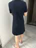FILA 斐乐官方女子编织连衣裙夏时尚休闲翻领短袖裙子 实拍图