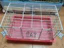 威毕兔笼兔子笼子防溅防喷尿荷兰猪用品特大号专用花枝鼠室内宠物别墅 粉色中号【单笼】不含其他配件 实拍图
