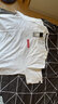 乔丹 短袖t恤男冬季新款棉质透气速干休闲服舒适时尚健身衣运动短袖男 白色【纯棉透气】 5XL /200 实拍图