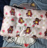 迪士尼（Disney）A类婴儿童枕头豆豆绒小枕护型午睡软枕芯3-6-12岁草莓熊30*50cm 实拍图