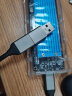 奥睿科（ORICO）M.2 NVMe USB4移动硬盘盒兼容雷电4/3 SSD固态m2硬盘盒 风扇散热/40GbpsTCM2-U4蓝 实拍图