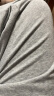 安踏（ANTA）运动裤男士卫裤夏季针织透气户外跑步长裤子休闲裤束脚宽松裤子 【款E-小logo平口】灰色7302-2 M/男170 实拍图