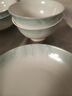 红牡丹景德镇骨瓷饭盘家用陶瓷碗碟釉下彩碗盘餐具轻奢汤盘吐骨碟凉菜盘 云锦万里6英寸骨碟1个 实拍图