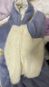 童泰（TONGTAI）宝宝套装春秋儿童衣服男女童休闲外出上衣裤子珊瑚绒连帽外套 蓝色 90 cm 实拍图