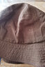 里普翎帽子男女款防晒夏季遮阳帽防紫外线短檐小边渔夫帽户外春秋休闲帽 咖啡色 均码（55-60cm） 实拍图