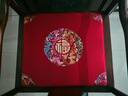 浩秦新中式椅垫客厅红木沙发垫坐垫新古典家具圈椅餐椅垫太师椅垫座垫 双喜款-红色 50X44厚3cm单个(海绵垫) 实拍图