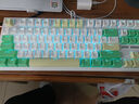 RK ROYAL KLUDGE R87机械键盘电竞游戏专用电脑办公有线客制化87键青轴茶轴银轴全键热插拔白色 如茵-冰蓝光-有线单模 茶轴(45gf段落) 实拍图