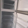 海尔（Haier）冰箱小型双开门小冰箱风冷二门家用冷藏冷冻两用迷你电冰箱宿舍出租房超薄节能 118升双门节能冰箱【日耗0.55度电】 实拍图