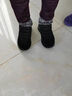 回力高帮棉鞋男士冬季加绒保暖雪地靴防水防滑老人鞋男女加厚户外棉靴 黑色【男女款】加绒加厚 42 实拍图