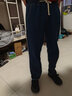 柏斐荻（BYPHYTEE）直筒牛仔长裤男宽松休闲浅色ins港风男生裤子潮秋冬学生九分裤 深蓝色 L 实拍图