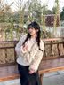 BANANA BABY2023冬新款仿羊羔毛马甲背心女温柔气质外穿马夹外套D234WT742 米白 L 实拍图