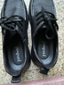金猴男鞋春秋百搭通勤商务休闲羊皮皮鞋低帮透气耐磨单鞋男 黑色 43 实拍图
