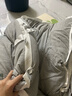 海澜之家（HLA）夏凉被薄被春秋被子超柔A类大豆纤维被芯学生宿舍四季通用空调被 【A类 超柔抗菌】浅灰-白边 【厚冬被】220*240cm/约9.5斤 实拍图