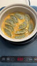 onlycook家用双耳汤锅桌上锅电磁炉可用煲汤专用炖锅小火锅火锅锅 奶白上桌锅 18cm 实拍图