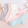 浪莎松口袜女纯棉透气中筒袜5双薄款孕妇产后月子袜不勒脚潮长袜子女 实拍图