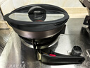 特福（Tefal）锅具套装百变锅铸铝可拆卸煎炒锅六件套午夜郁金香蓝【带硅胶铲】 实拍图