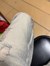 衣然呈品春夏破洞牛仔裤男美式复古高街潮牌裤脚拉链开叉直筒宽松长裤子男 黄泥色 S【建议80-90斤】 实拍图