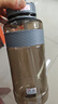 希乐大容量塑料杯男吸管杯便携户外运动健身太空杯学生旅行水瓶2000ML 实拍图