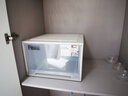 TENMA日本天马收纳箱桌面透明抽屉收纳盒组合抽屉式收纳柜储物整理箱柜 45正方D卡其色(45*45*30cm) 国产 实拍图