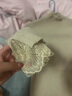 两三事梵高文艺 青衫 蕾丝拼接半高领打底衫女春季复古修身内搭针织衫 浅绿 均码 F 实拍图