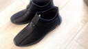 樵柯皮鞋男秋冬季加绒保暖加绒男士休闲防水防滑厚底棉皮鞋中年棉鞋男 FH-FH-森纳P-5黑色 41 实拍图
