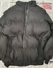 贵人熊棉服男冬季外套男新款立领加厚保暖棉衣男青年百搭潮牌工装夹克男士潮流修身棉袄男装上衣服男冬装 黑色 4XL 实拍图