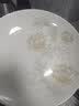 红牡丹 陶瓷餐具家用饭碗面碗带盖大汤碗中式西餐牛排盘 一季花开 8英寸饭盘4个 实拍图