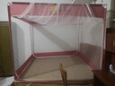 南极人（Nanjiren）宝宝防摔蚊帐架1.8x2米三开门蒙古包蚊帐架1.5x2米双人家用床围栏 唯美-浅绿【宝宝防摔款】 1.8*2.0m烤漆支架(送风扇杆) 实拍图