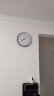 BBA挂钟 家用钟表客厅电子时钟挂墙2024款石英表 14英寸黑色  实拍图