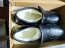 卡堡罗（KABAOLUO）棉鞋男冬季加绒加厚真皮保暖男士棉皮鞋防水防滑老人中老年爸爸鞋 5113黑色真皮精品版 40 实拍图