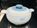 炊大皇 砂锅煲汤锅可爱小清新陶瓷炖汤煲沙锅炖锅家用养生 【蓝色款 适合1-3人】 2.5L 实拍图