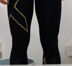 2XU Light Speed系列健身裤男 MCS梯度压缩裤专业训练高弹速干紧身裤 黑/金反光 L 实拍图