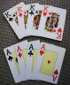 华圣德州扑克PVC塑料磨砂高颜值扑克牌防水扑克卡牌聚会桌游PE-002 实拍图